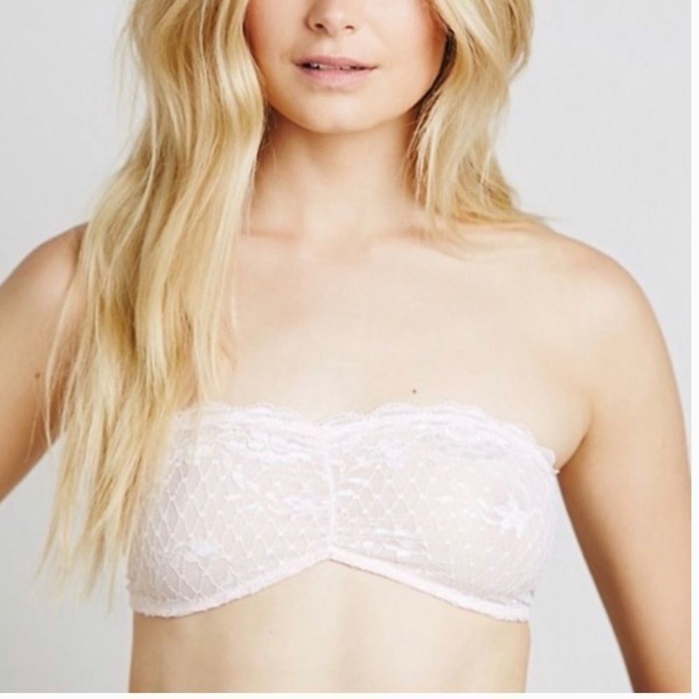 Free People Lace Bandeau Bra